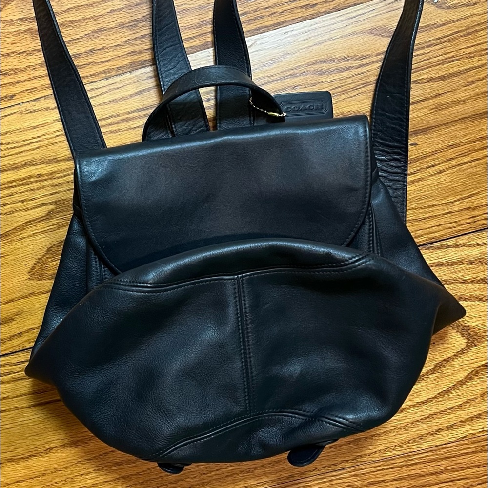 Coach Vintage Backpack, Navy - Picture 4 of 5